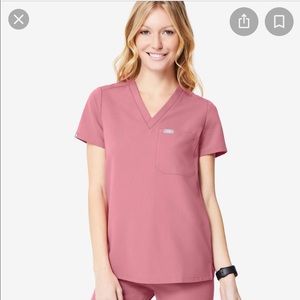 FIGS Mauve Scrub Top
